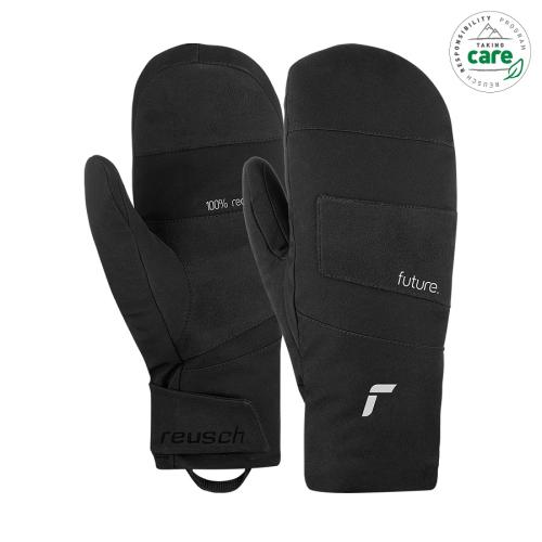 Reusch Futu:re Mitten Skihandschuh - black/white (Grösse: 10) von Reusch