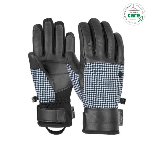 Reusch Giorgia r-tex XT Skihandschuh - blk/pied de poule (Grösse: 7) von Reusch