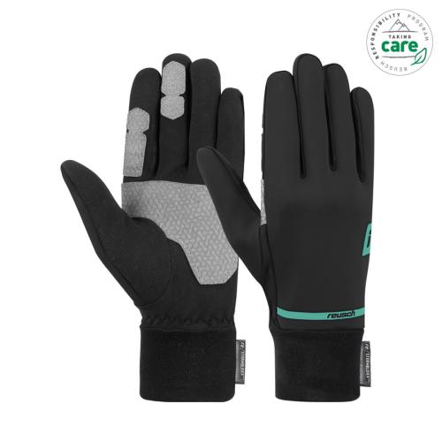 Reusch Hike & Ride STORMBLOXX TOUCH-TEC Skihandschuh - black/cabbage (Grösse: 6.5) von Reusch