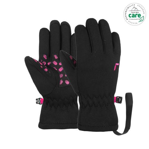 Reusch Kiddy Kinder Skihandschuh - black/pink glo (Grösse: V) von Reusch