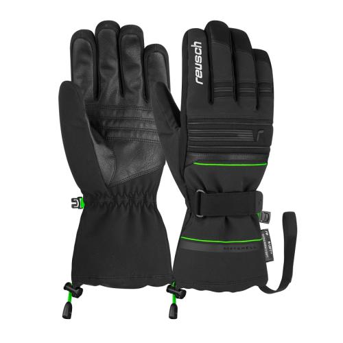 Reusch Kondor R-Tex XT (4701235) Skihandschuh - black/neon green (Grösse: 8) von Reusch