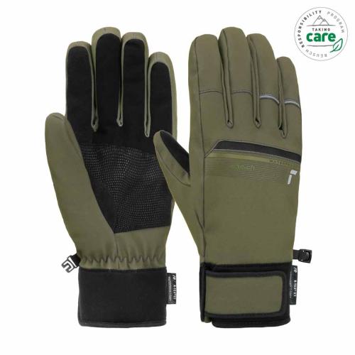 Reusch Laurel R-TEX XT TEC Skihandschuh - burnt olive/black (Grösse: 7) von Reusch