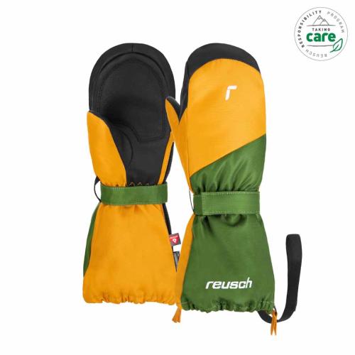 Reusch Lucky R-TEX XT Mitten Kinder Skihandschuh - willow bough/saff (Grösse: I) von Reusch