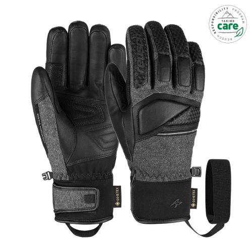 Reusch Pinturault GTX + Gore grip technology Skihandschuh - blk/grey alp mel. (Grösse: 8) von Reusch