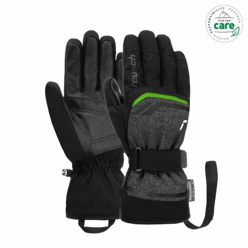 Reusch Primus R-TEX XT Skihandschuh - blk/blk mel/n.gre (Grösse: 9) von Reusch