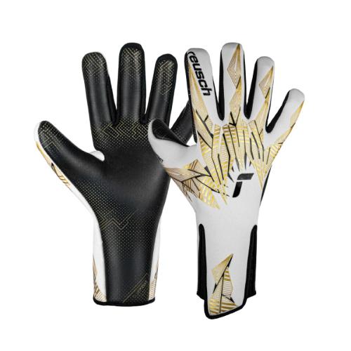 Reusch Pure Contact Gold X - white/gold/black (Grösse: 9.5) von Reusch