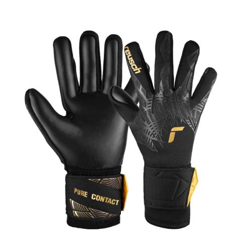 Reusch Pure Contact Infinity - black/gold/black (Grösse: 5) von Reusch