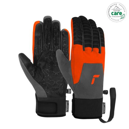 Reusch Raptor R-TEX XT TOUCH Skihandschuh - asphalt/shok.oran (Grösse: 10) von Reusch