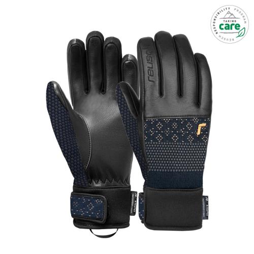 Reusch Re:Knit Elisabeth R-Tex - dress blue/gold (Grösse: 8.5) von Reusch