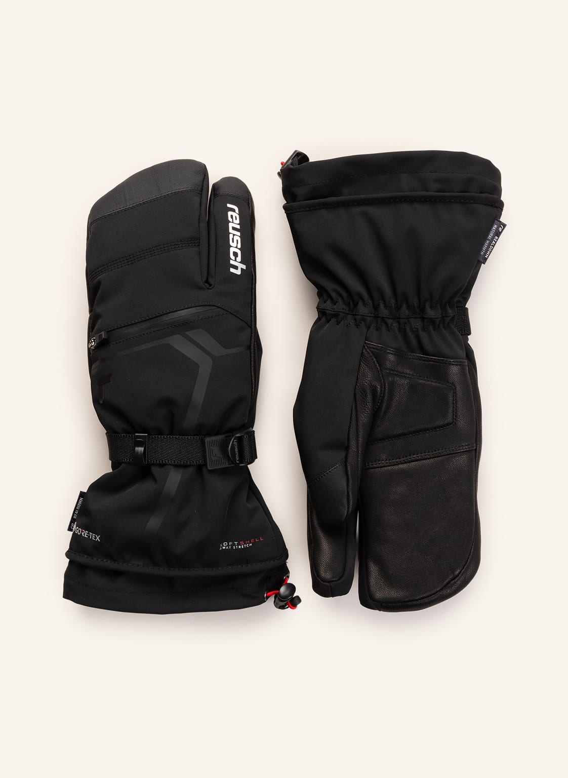 Reusch Skihandschuhe Spirit Gtx Lobster schwarz Reusch Skihandschuhe Spirit Gtx Lobster schwarz von Reusch