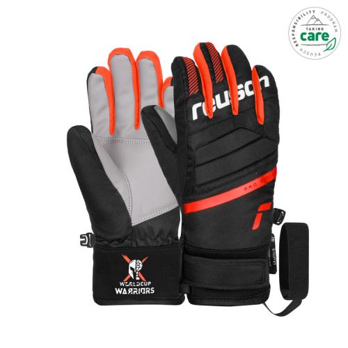 Reusch Warrior R-TEX XT Junior Kinder Skihandschuh - blk/wht/fluo red (Grösse: 3.5) von Reusch