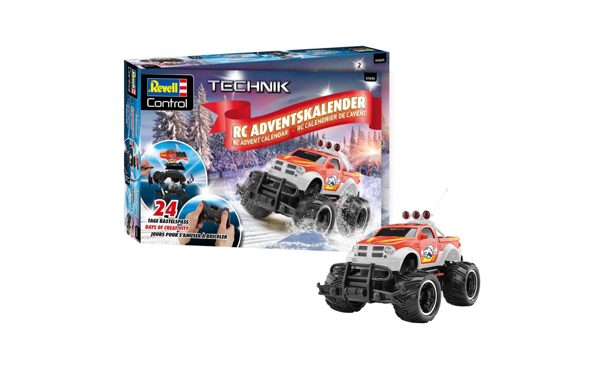 Revell® Adventskalender »Adventskalender RC-Truck 0,0555555555555556«, ab 8 Jahren von Revell®