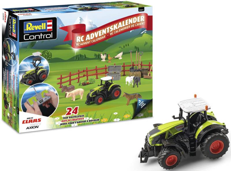 Revell® Spielzeug-Adventskalender »Revell Control, Bauernhofabenteuer mit Mini RC Traktor«, ab 6 Jahren, Claas Axion 960 von Revell®