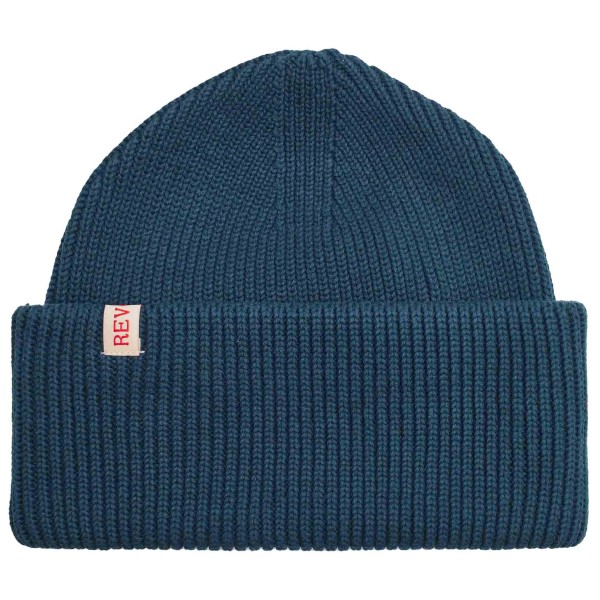 Revolution - Beanie with Big Fold Up - Mütze Gr One Size blau von Revolution