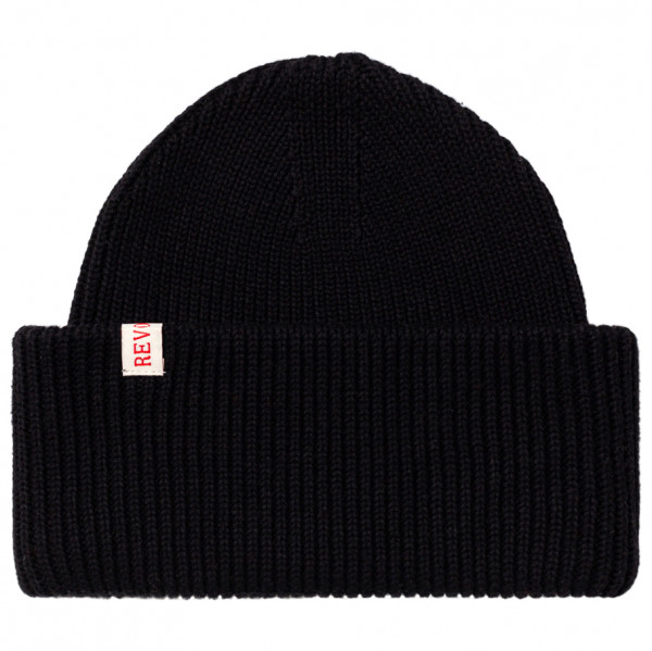 Revolution - Beanie with Big Fold Up - Mütze Gr One Size schwarz von Revolution