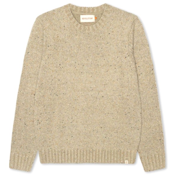 Revolution - Crewneck Knit Sweatshirt - Pullover Gr L;M;S;XL;XXL beige;grau von Revolution