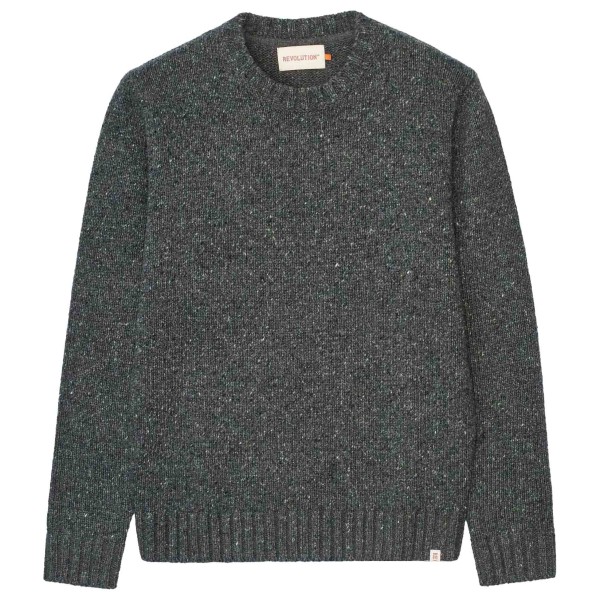 Revolution - Crewneck Knit Sweatshirt - Pullover Gr M grau von Revolution