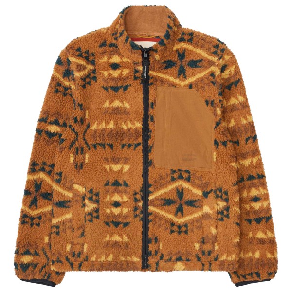 Revolution - Printed Pocket Teddy - Fleecejacke Gr XL braun von Revolution