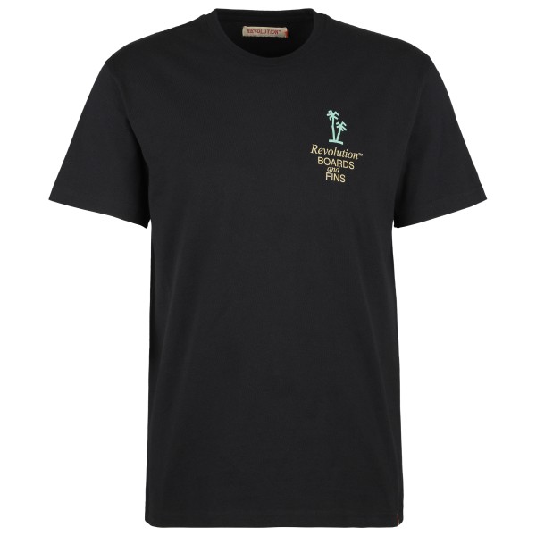 Revolution - Printed T-Shirt Boards & Fins - T-Shirt Gr L;M;S;XL;XXL schwarz;weiß Revolution - Printed T-Shirt Boards & Fins - T-Shirt Gr L;M;S;XL;XXL schwarz;weiß von Revolution