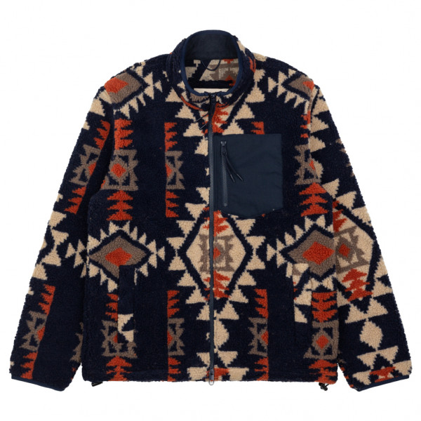 Revolution - Short Printed Fleece Jacket with High Collar - Fleecejacke Gr L;M;S;XL;XXL bunt von Revolution