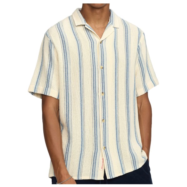 Revolution - Short-Sleeved Cuban Cotton Shirt - Hemd Gr L beige von Revolution