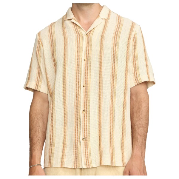 Revolution - Short-Sleeved Cuban Cotton Shirt - Hemd Gr L beige von Revolution