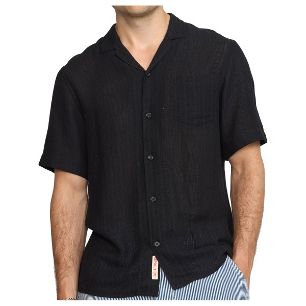 Revolution - Short-Sleeved Cuban Shirt - Hemd Gr L;M;XL schwarz;türkis von Revolution