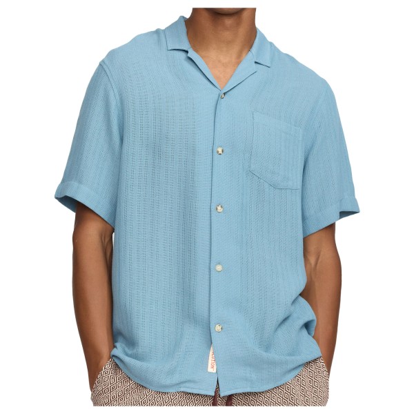 Revolution - Short-Sleeved Cuban Shirt - Hemd Gr M türkis von Revolution