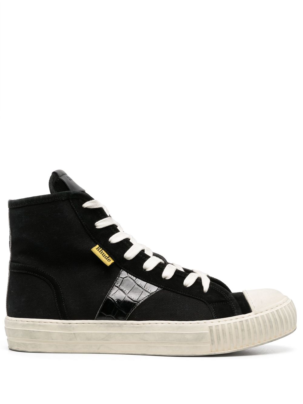 RHUDE Bel Airs high-top sneakers - Black von RHUDE