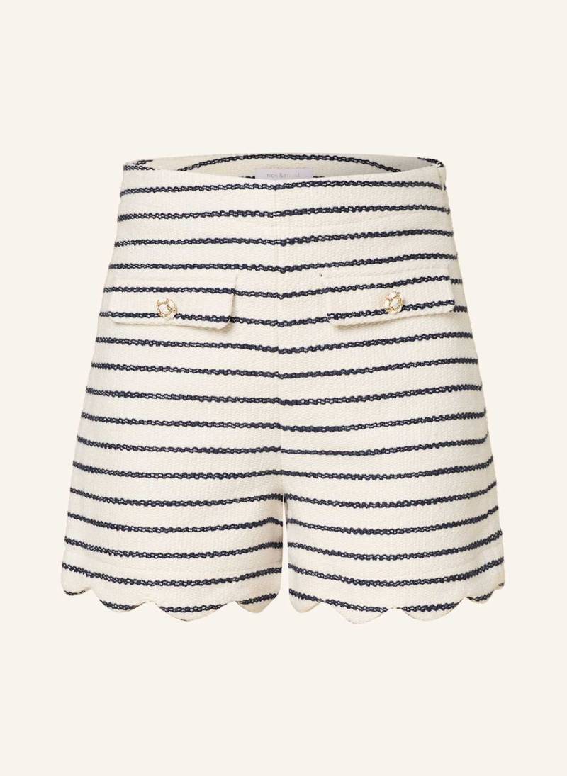 Rich & Royal Bouclé-Shorts weiss von Rich & Royal