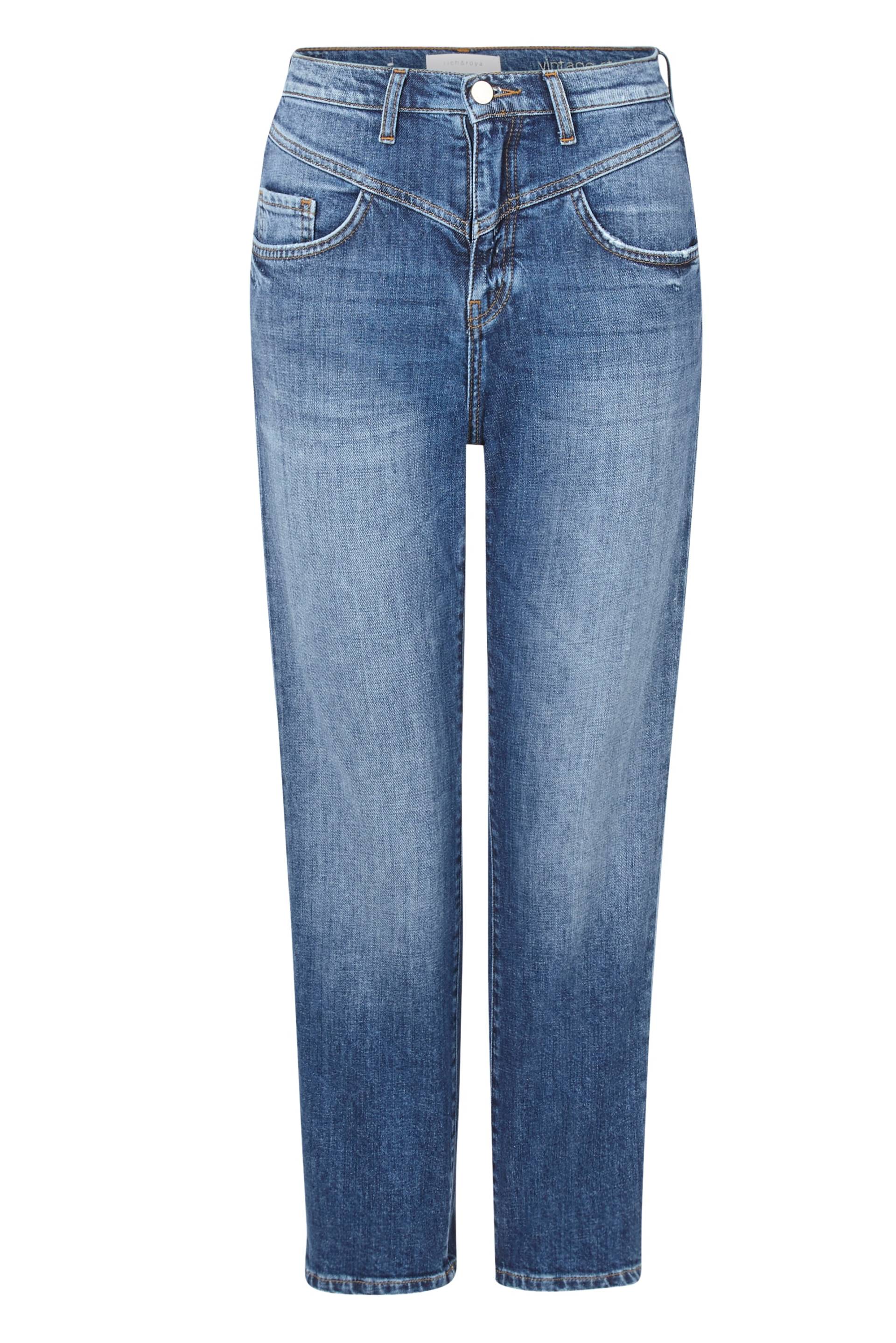 Rich & Royal Boyfriend-Jeans, mit V-Yoke vorne von Rich & Royal