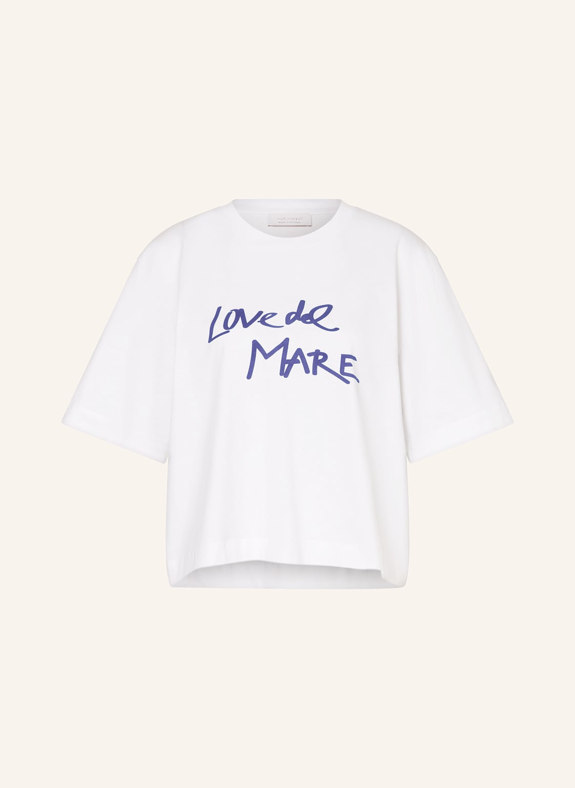 Rich & Royal Cropped-Shirt weiss Rich & Royal Cropped-Shirt weiss von Rich & Royal