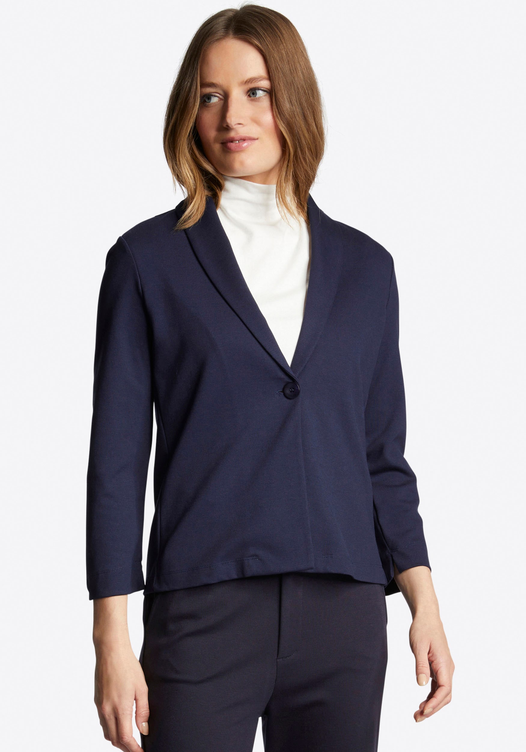 Rich & Royal Jerseyblazer, mit 1-Knop-Verschluss Rich & Royal Jerseyblazer, mit 1-Knop-Verschluss von Rich & Royal