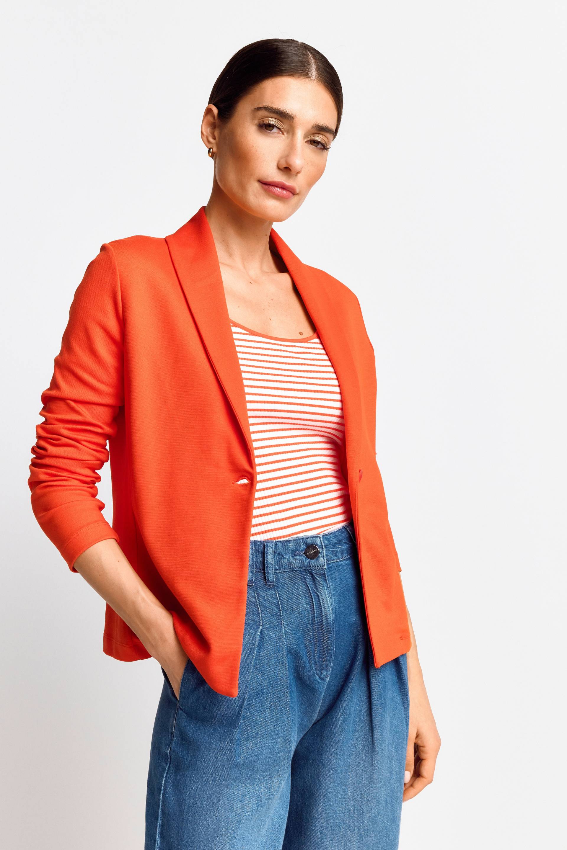 Rich & Royal Jerseyblazer, mit 1-Knop-Verschluss Rich & Royal Jerseyblazer, mit 1-Knop-Verschluss von Rich & Royal