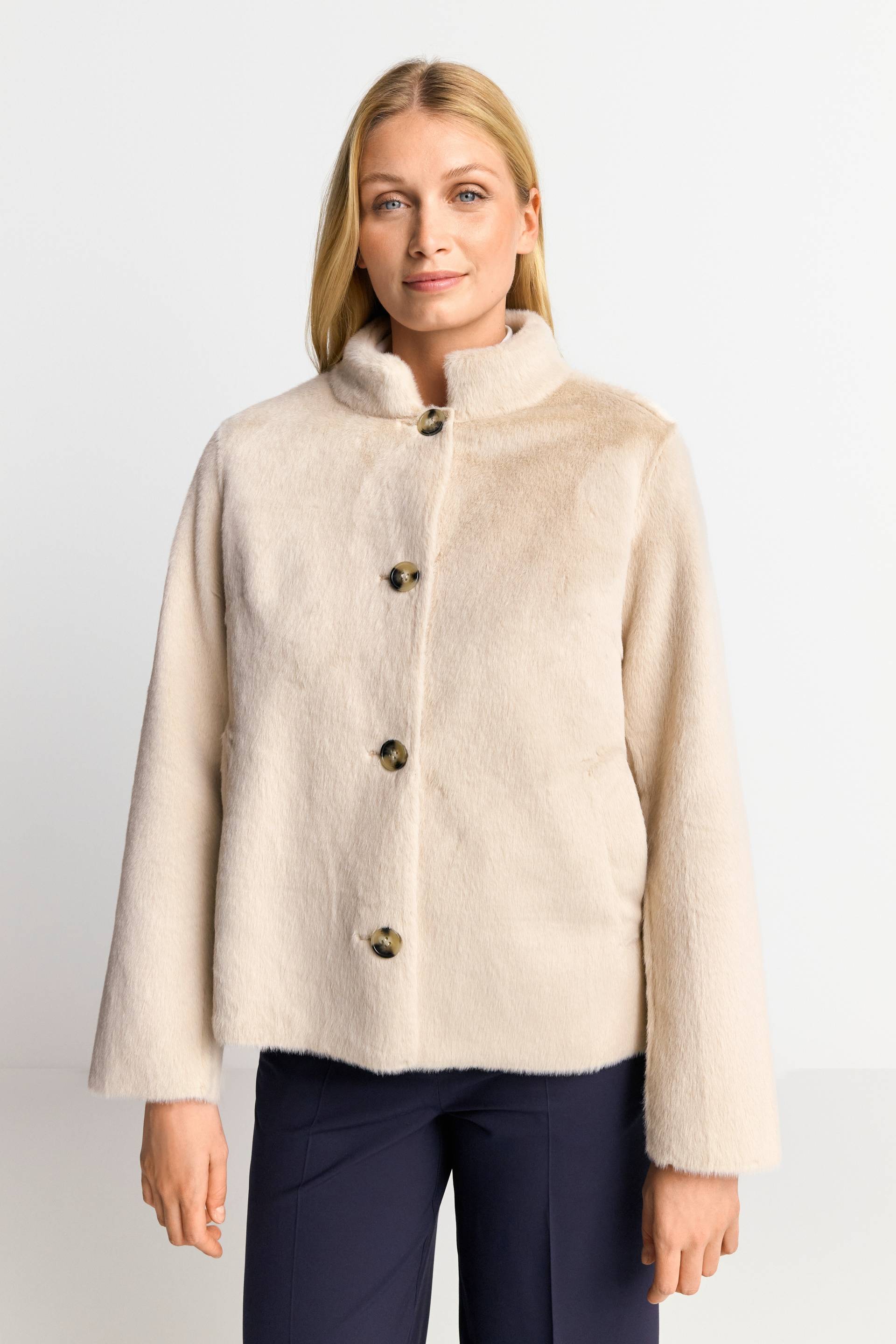 Rich & Royal Kurzjacke, Fake fur jacket Rich & Royal Kurzjacke, Fake fur jacket von Rich & Royal