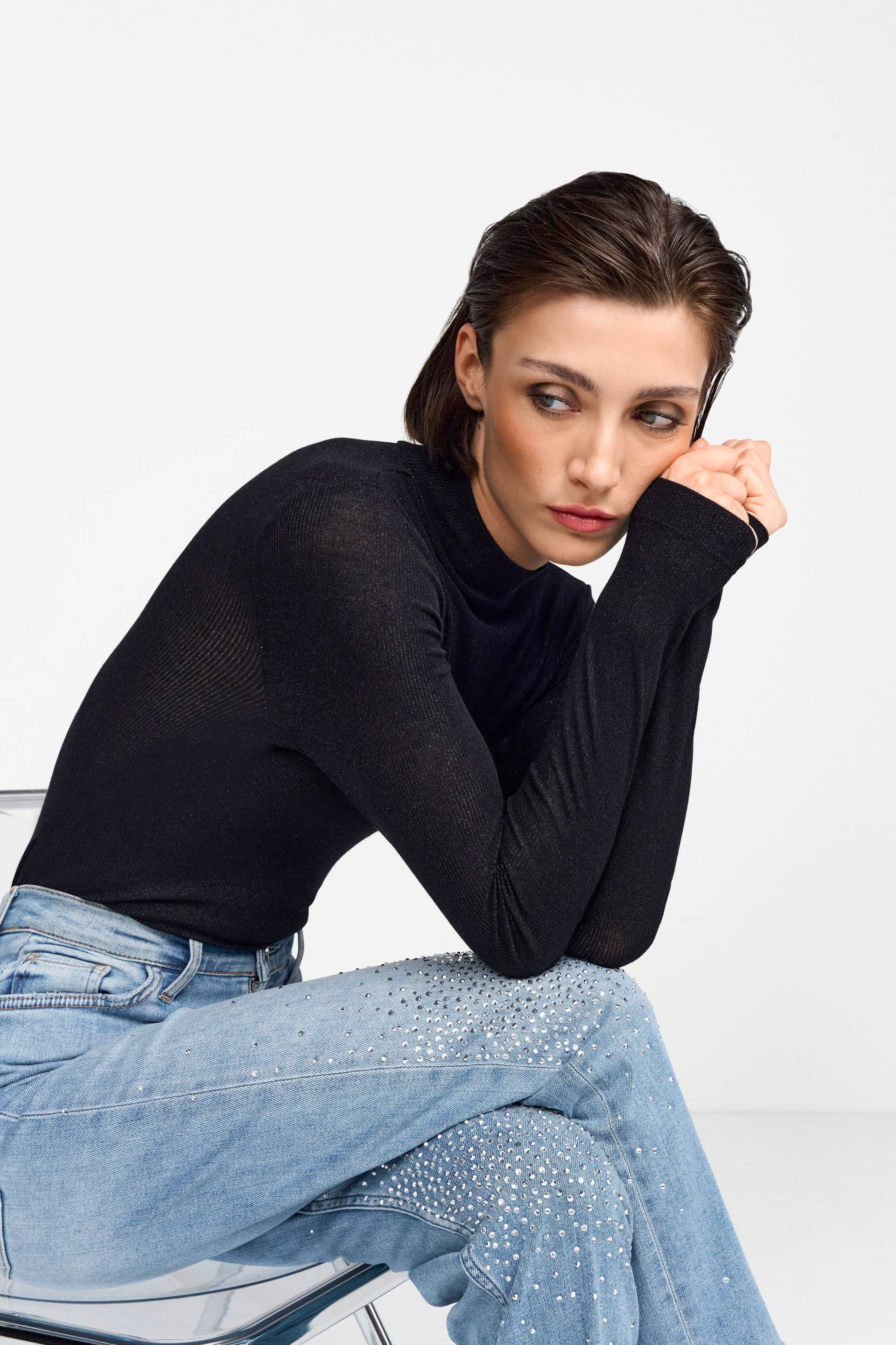 Rich & Royal Longsleeve, mit Turtle-Neck Rich & Royal Longsleeve, mit Turtle-Neck von Rich & Royal