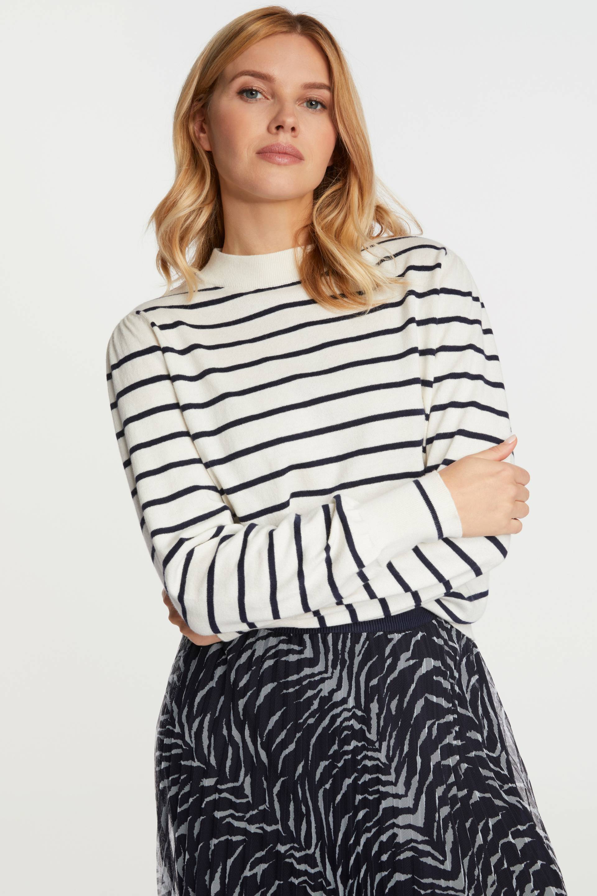 Rich & Royal Strickpullover, mit Mock Neck Rich & Royal Strickpullover, mit Mock Neck von Rich & Royal