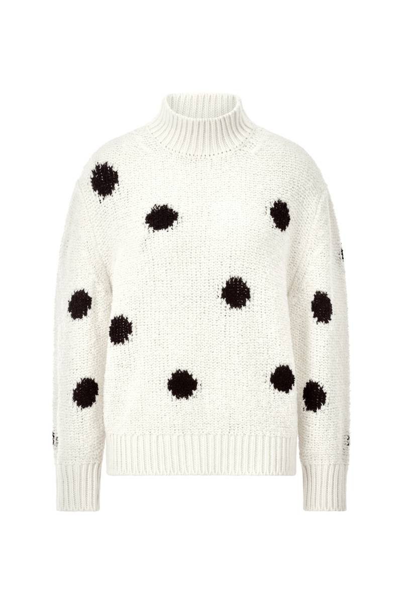 Rich & Royal Strickpullover »Dotted mock neck«, mit grossen Tupfen von Rich & Royal