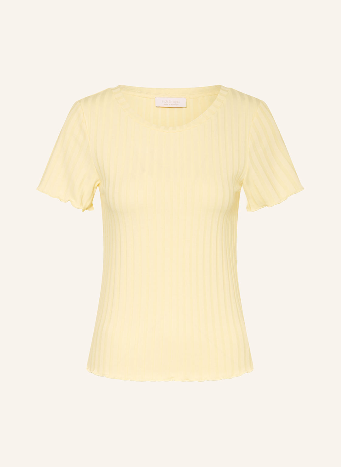 Rich & Royal Strickshirt gelb von Rich & Royal