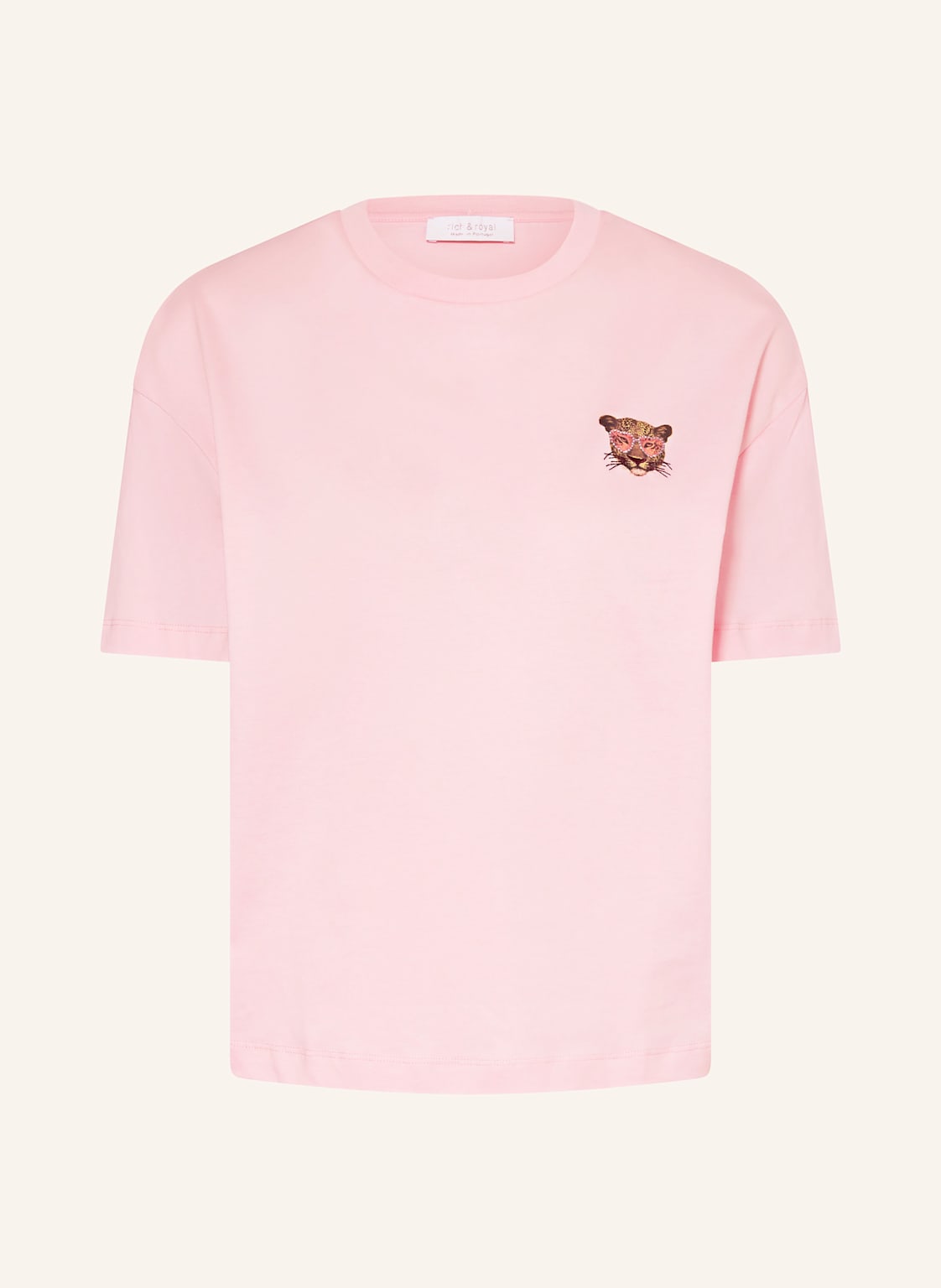Rich & Royal T-Shirt Mit Schmucksteinen rosa Rich & Royal T-Shirt Mit Schmucksteinen rosa von Rich & Royal