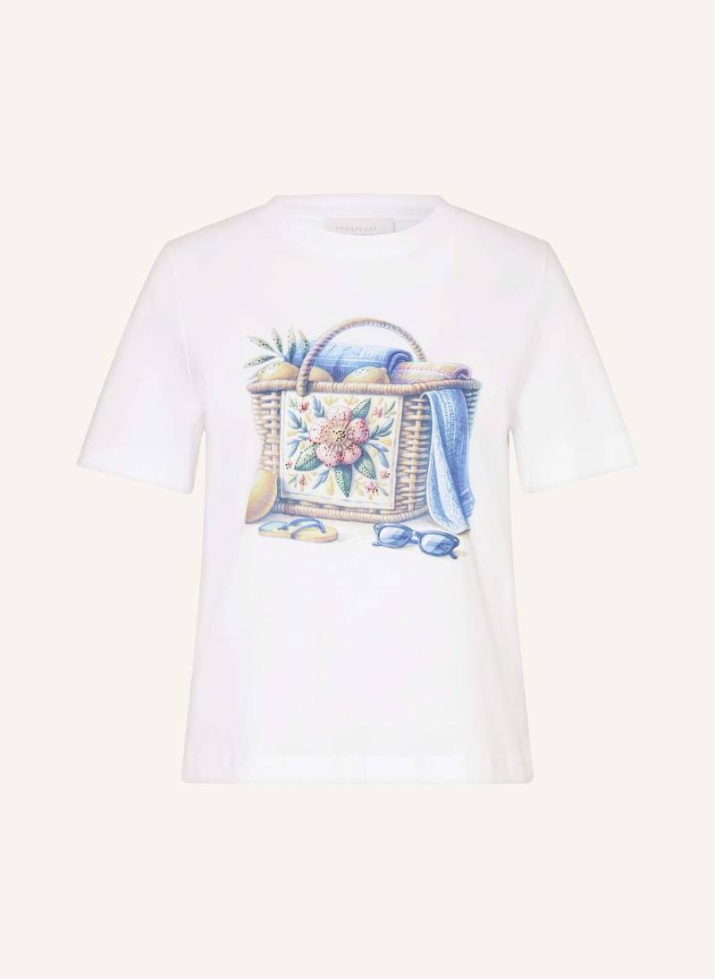 Rich & Royal T-Shirt Mit Schmucksteinen weiss von Rich & Royal