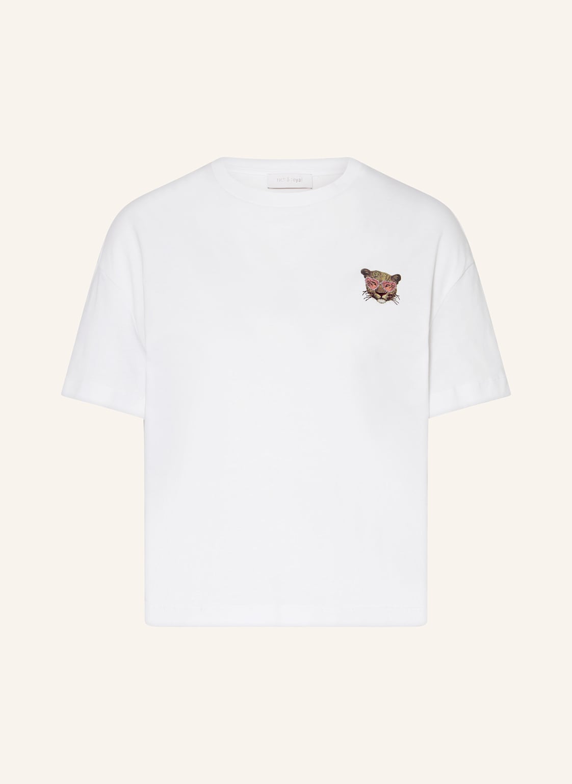 Rich & Royal T-Shirt Mit Schmucksteinen weiss Rich & Royal T-Shirt Mit Schmucksteinen weiss von Rich & Royal