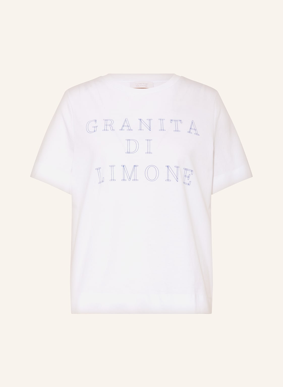 Rich & Royal T-Shirt weiss von Rich & Royal