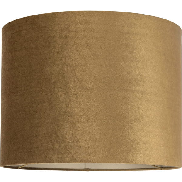 Lampenschirm Addy Velvet gold 40x40 von Richmond Interiors