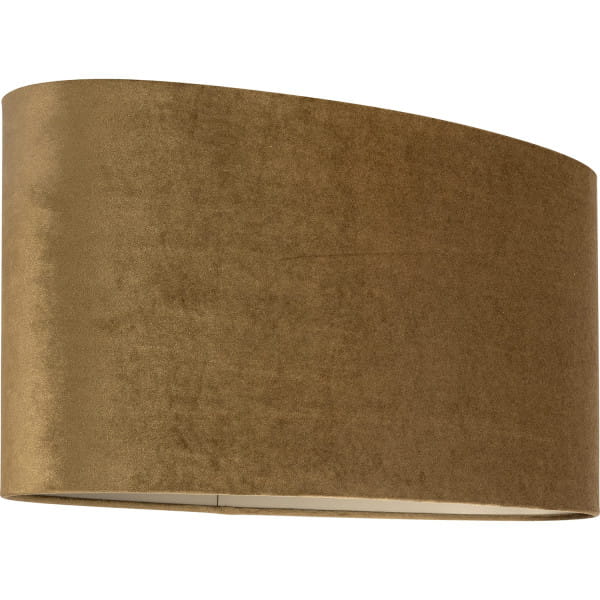 Lampenschirm Addy Velvet gold oval 60x26 von Richmond Interiors