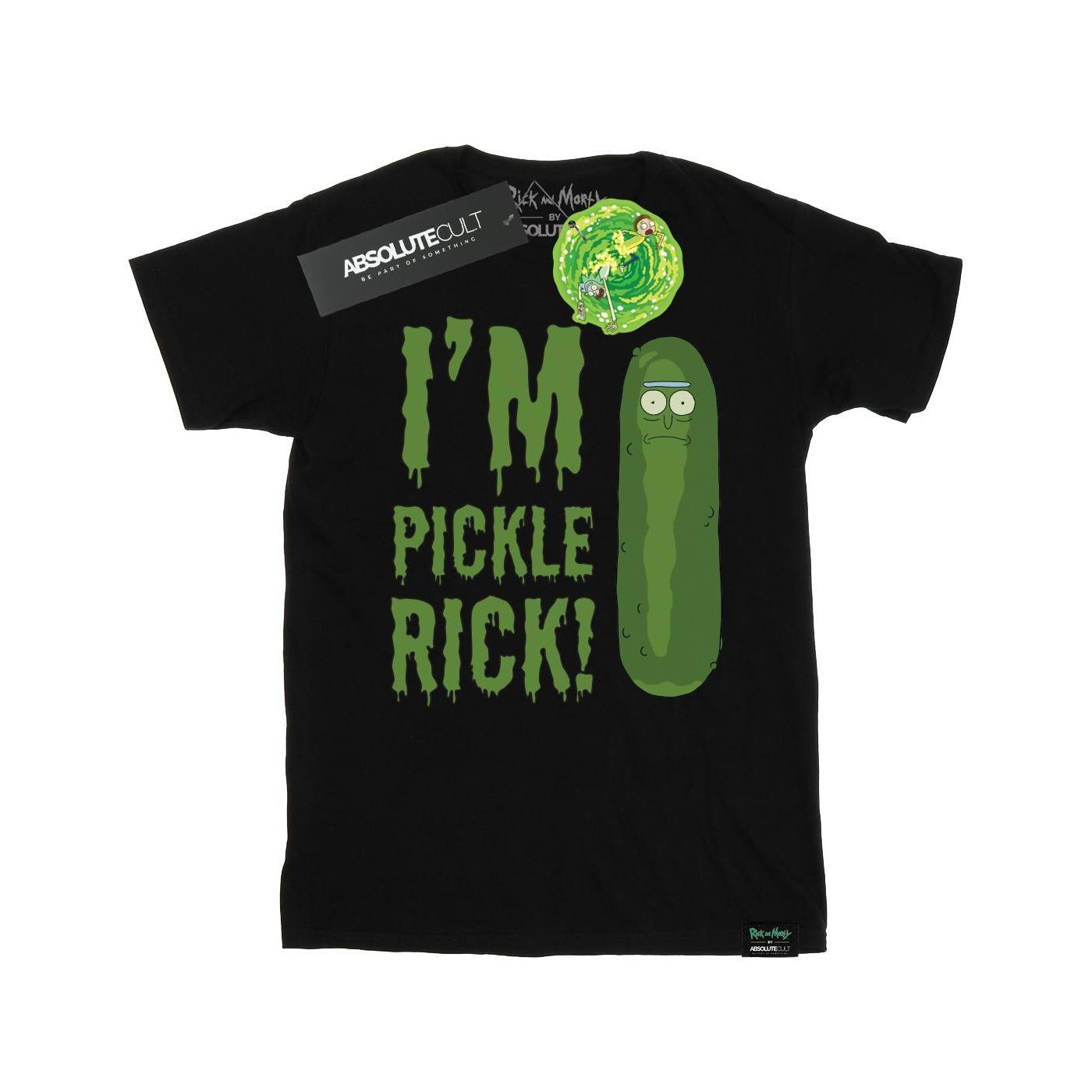 I'm Pickle Rick Tshirt Herren Schwarz L von Rick And Morty