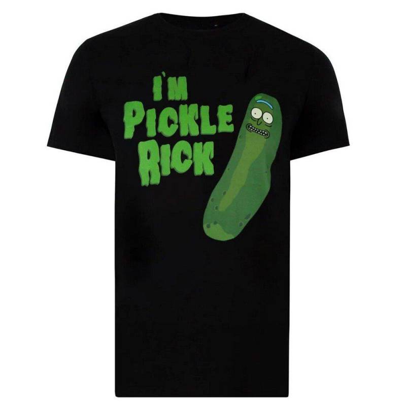 I’m Pickle Rick Tshirt Herren Schwarz S von Rick And Morty