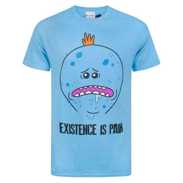 Meeseeks Existence Is Pain Tshirt Herren Blau S von Rick And Morty
