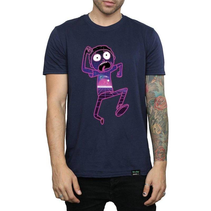 Multiverse Run Tshirt Herren Schwarz L von Rick And Morty