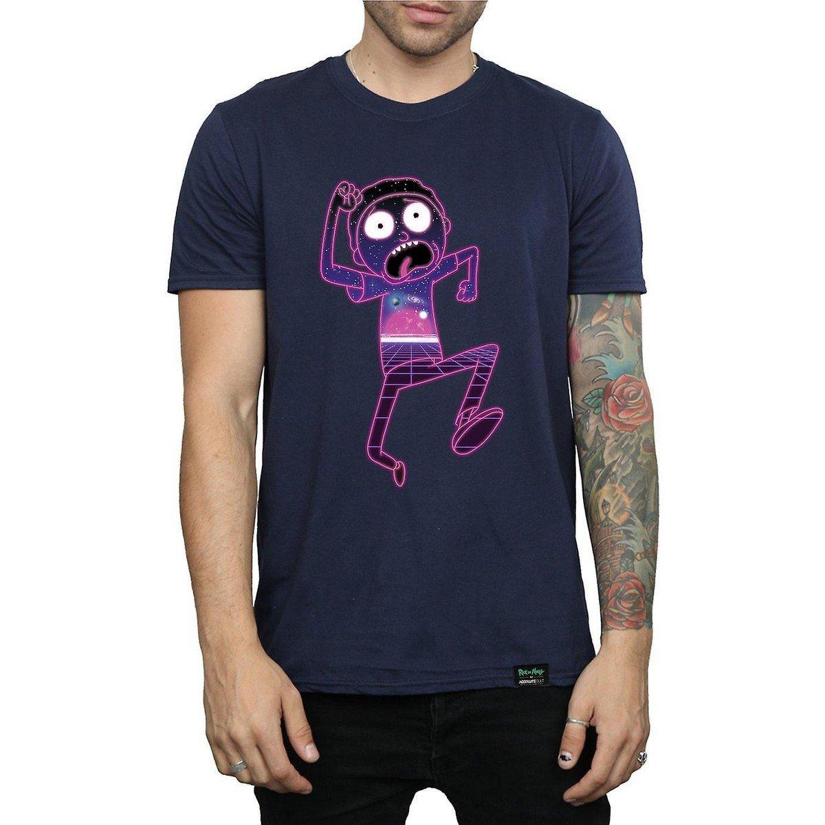 Rick And Morty - Multiverse Run TShirt, für Herren, Schwarz, Größe S von Rick And Morty